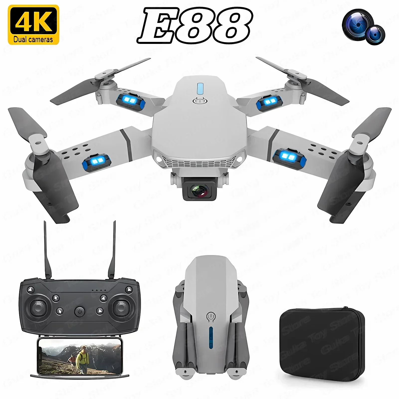 Drone Lidar - E88 Pro WIFI FPV Drohne Weitwinkel