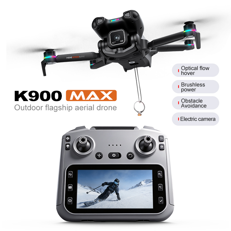 Drone Multispectral - Neue K900 MAX GPS-Drohne mit Kamera,