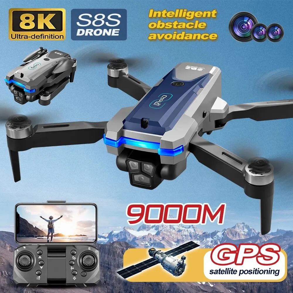 Drone Lidar - S8s gps drohne 5g wifi 8k