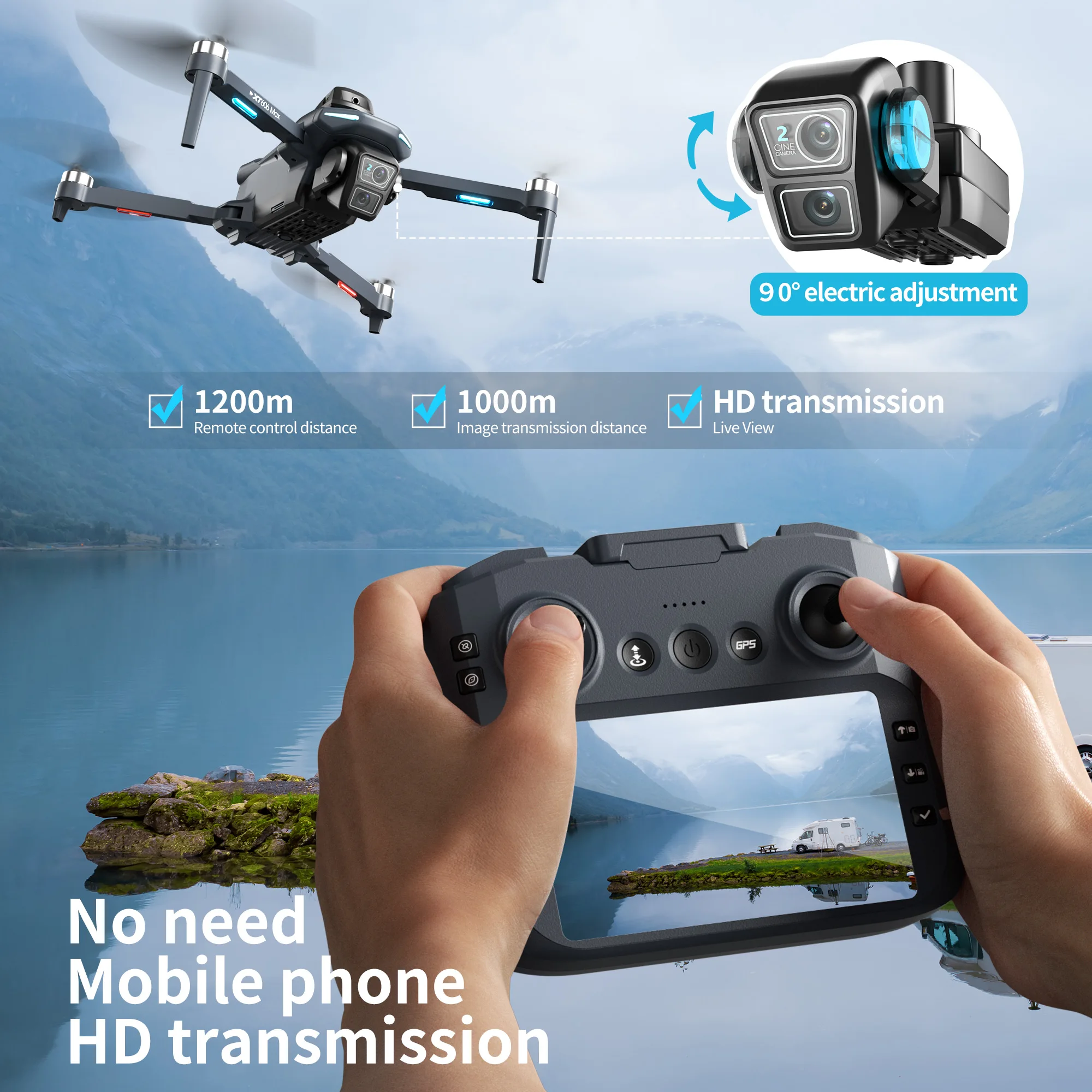Original XT606 Drohne Professi – Drone Thermal Imaging Bewertung und Preis