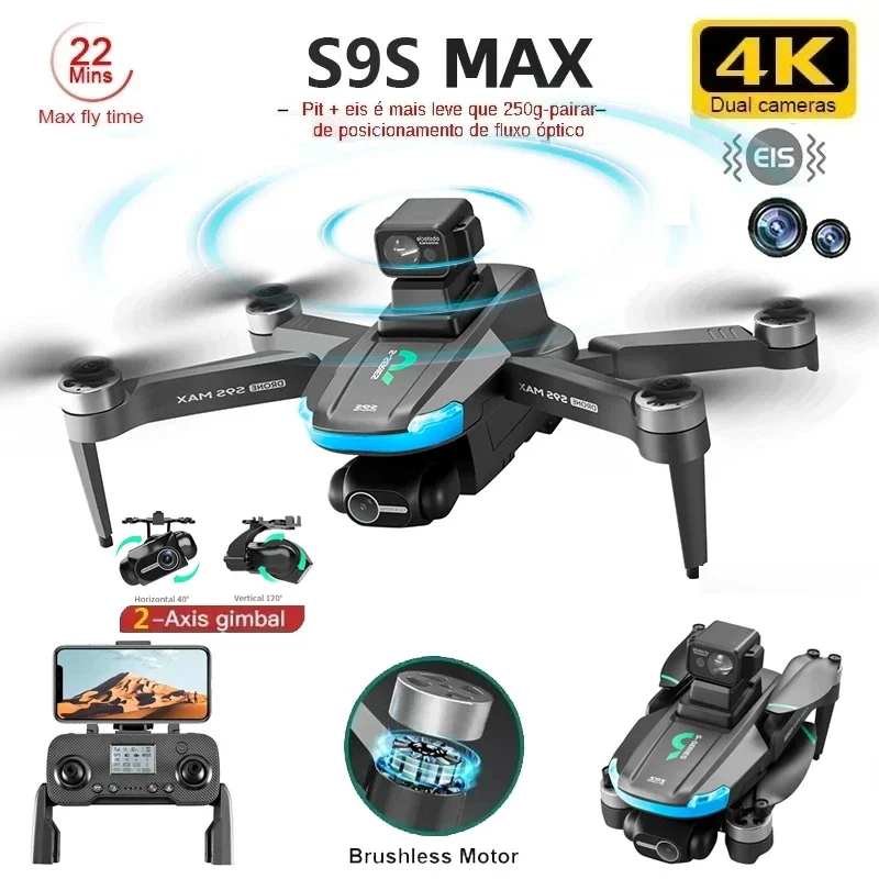 NEUE S9S MAX MINI Drone 4K 2-A – Drone Video Production Bewertung und Preis