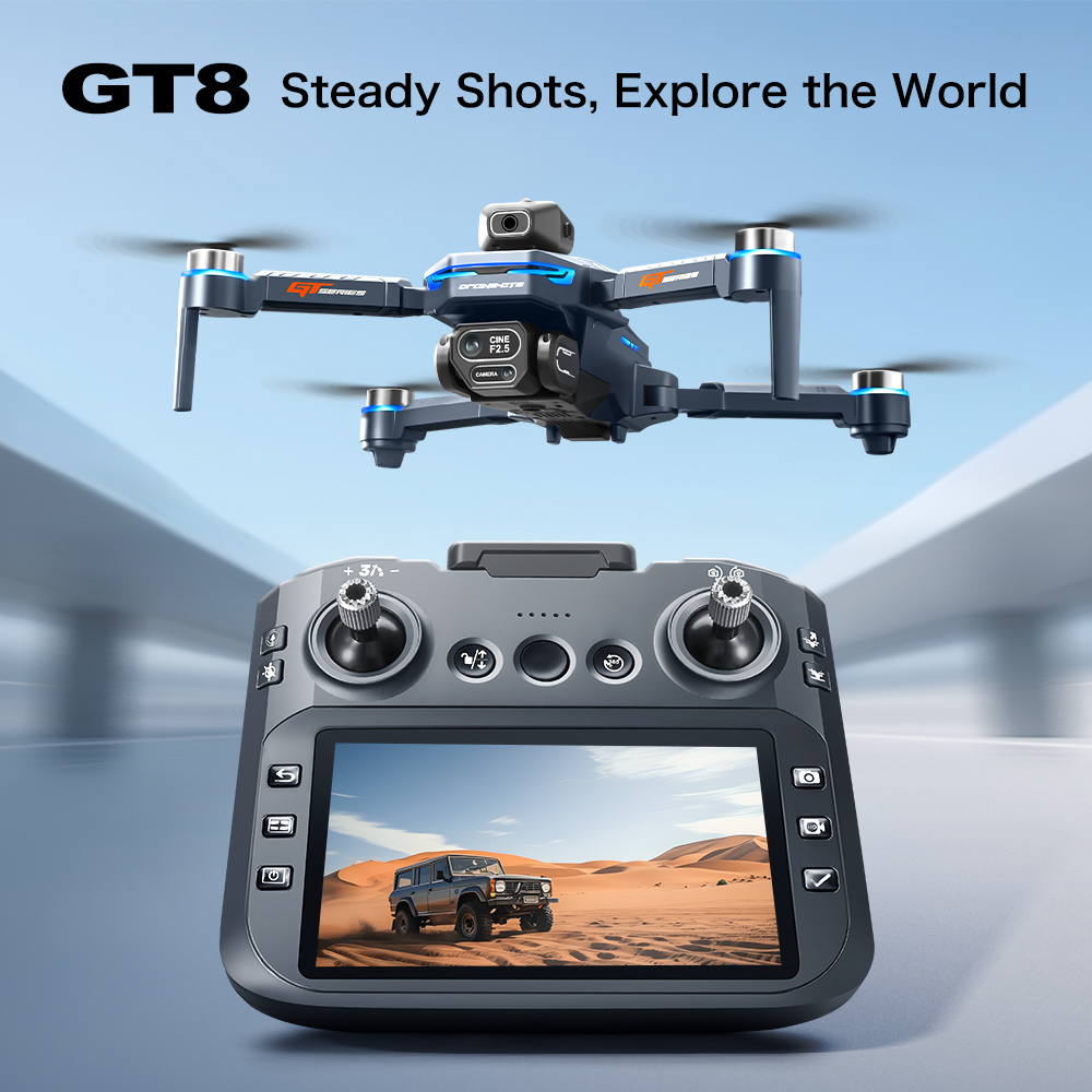 GT8 Max Faltbare Drohne 8K HD  – Drone Video Production Bewertung und Preis